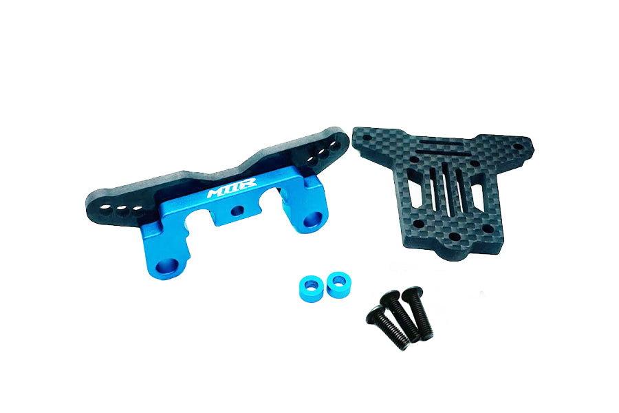 Front Aluminum & Graphite Damper Mount FOR TAMIYA MB-01 BT-01