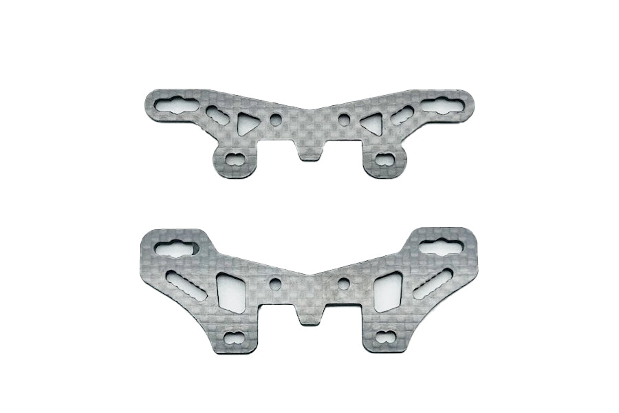 Carbon Front Rear Damper Stay Set For TAMIYA TT02 SRX