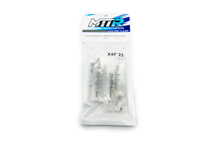 Titanium Screws set GR2/95pcs.For Xray X4F '23
