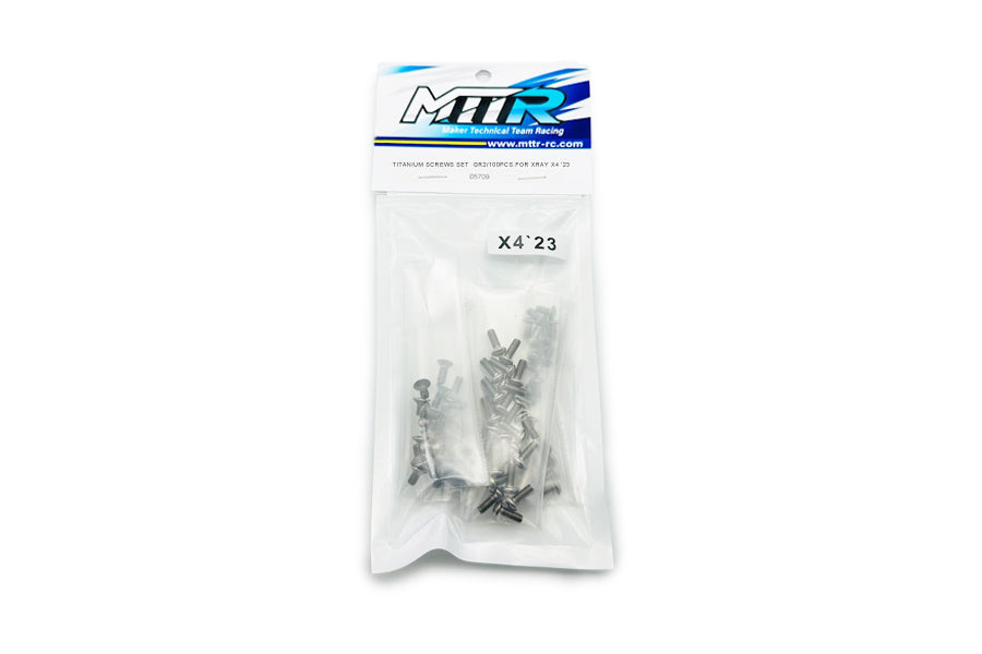 Titanium Screws set GR2/100pcs.For Xray X4 '23
