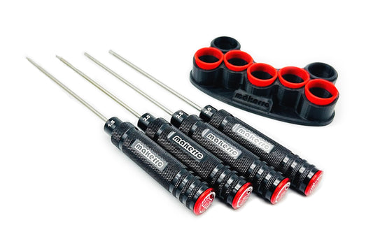 Lightweight metric hexagon socket head 1.5 / 2 / 2.5 / 3X120MM 4 pieces Set with 3D Tool Holder