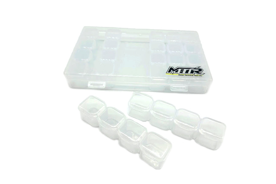 MTTR Racing Hardware Box Medium 18 x 11 x 2,6cm mit 28 Fachern