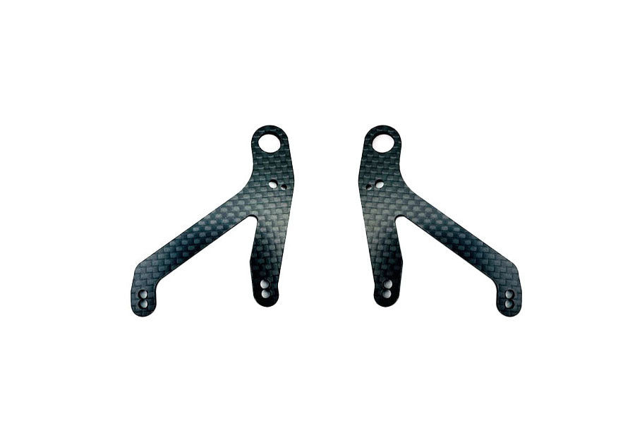 Carbon 2.5mm Front Lower Arm 1 pair  For Tamiya TRF 104