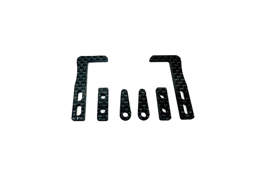 Carbon Battery Guard Set For Tamiya TRF 104