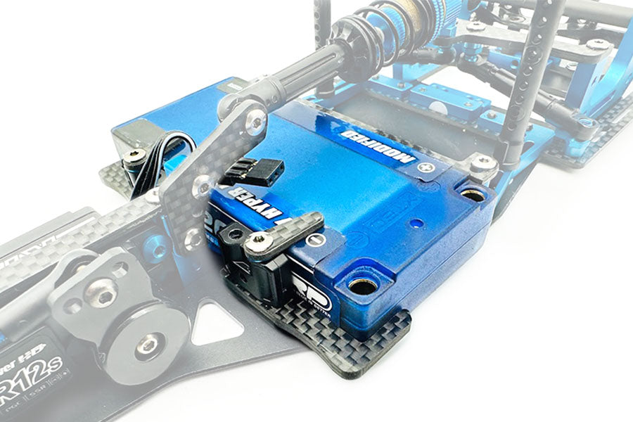 Carbon Battery Guard Set For Tamiya TRF 104