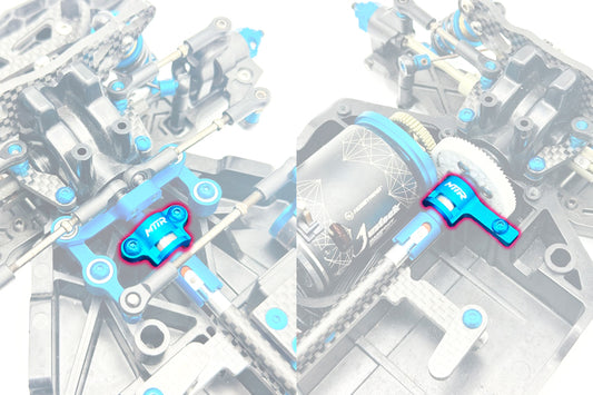 ALUMINUM Main Shaft Bearing Holder (Front & Rear) for Tamiya TT02