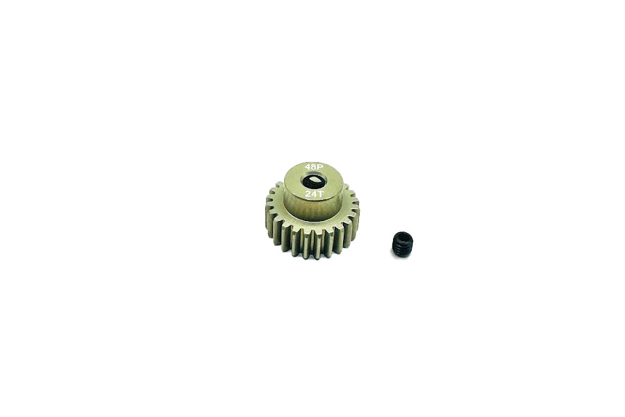 Aluminum 7075 - 48P Hard Coated Pinion Gear