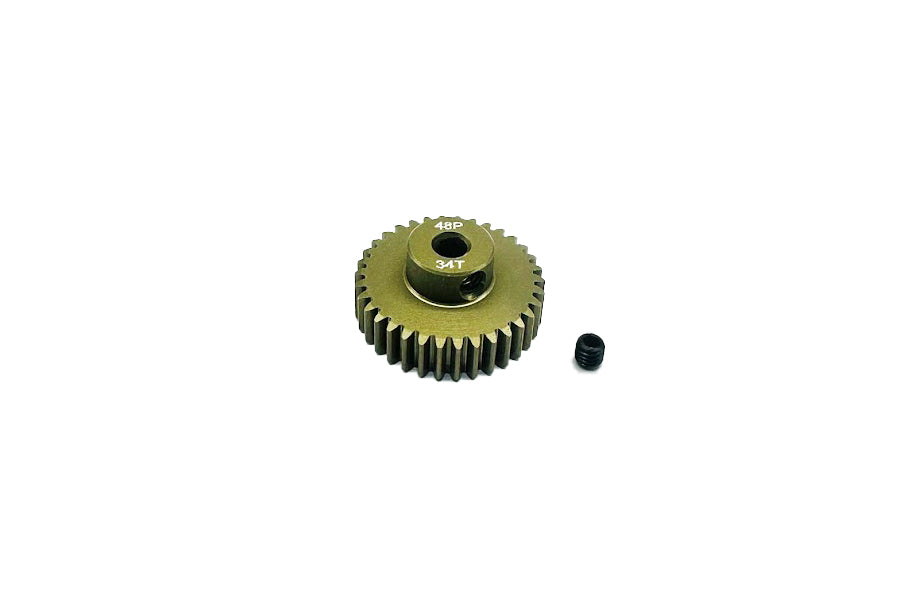 Aluminum 7075 - 48P Hard Coated Pinion Gear