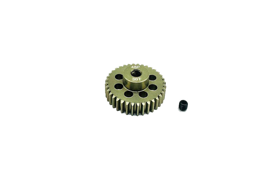 Aluminum 7075 - 48P Hard Coated Pinion Gear