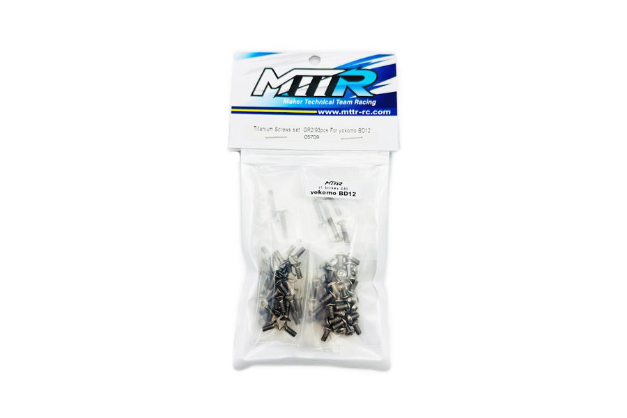 Titanium Screws set  GR2/93pcs.For yokomo BD12