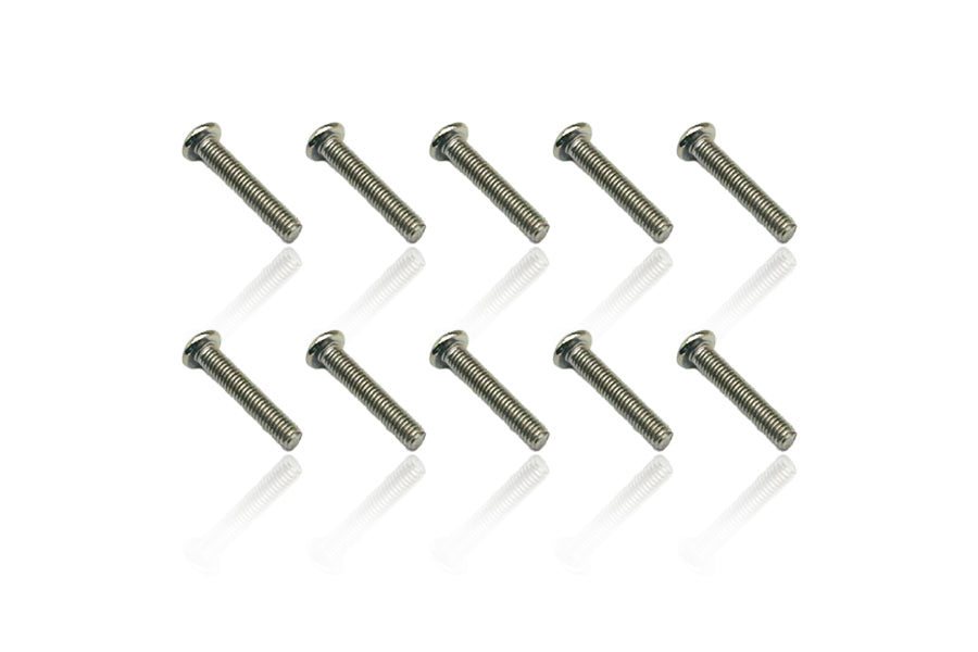 Titanium Button Hex Socket Screws 3x16mm 10pcs (GR2)