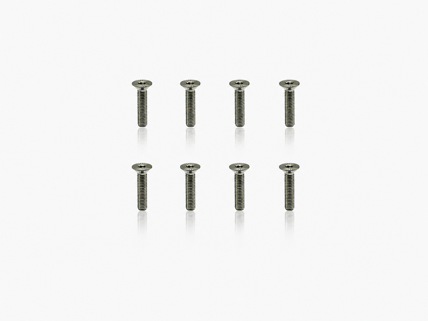 Titanium Flathead Hex Socket Screws 3x14mm (8pcs)