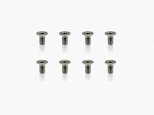 Titanium Flathead Hex Socket Screws 3x6mm (8pcs)