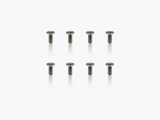 Titanium Flathead Hex Socket Screws  3x8mm (8pcs)