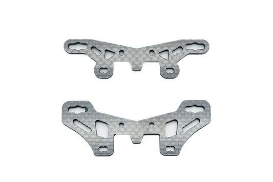 Carbon  Front Rear Damper Stay Set For TAMIYA TT02 SRX