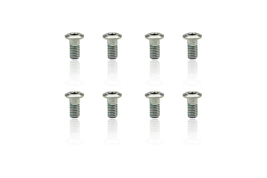 Titanium Flat Button Head Hex Socket Screws 3x6mm (8pcs)