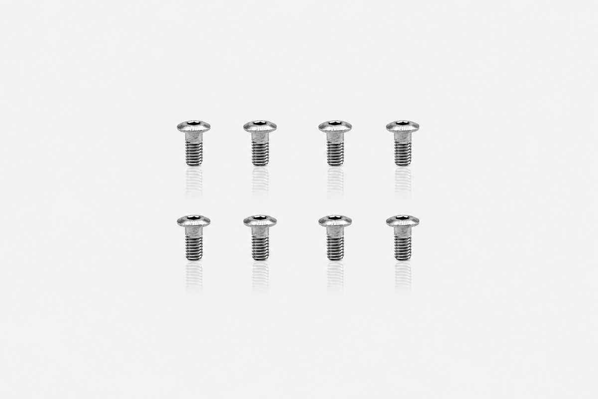 Titanium  Head Low Head Hex Socket Screws  3x6mm (8pcs)