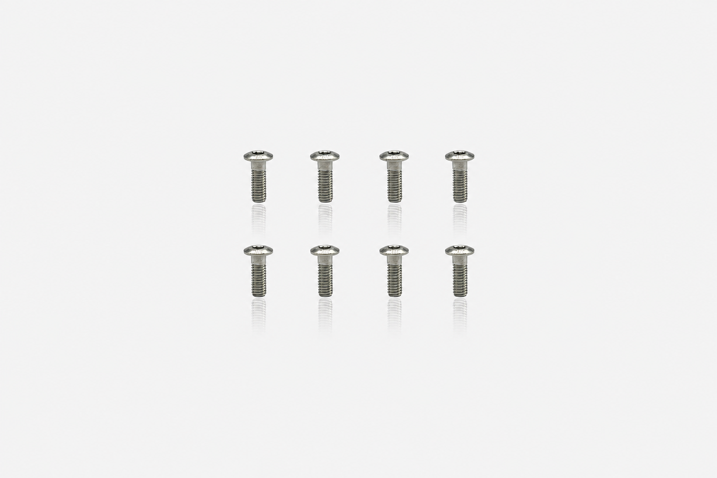 Titanium  Head Low Head Hex Socket Screws  3x8 (8pcs)