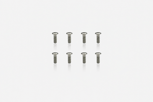 Titanium  Head Low Head Hex Socket Screws  3x8 (8pcs)