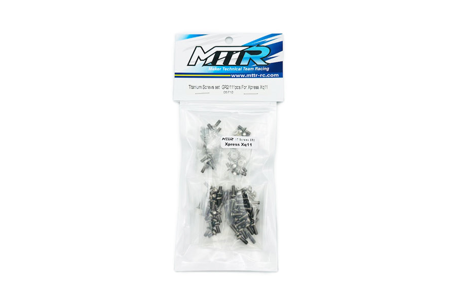 Titanium Screws set  GR2/111pcs.For Xpress XQ11